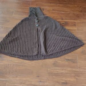 Charter Club Thick Brown Poncho